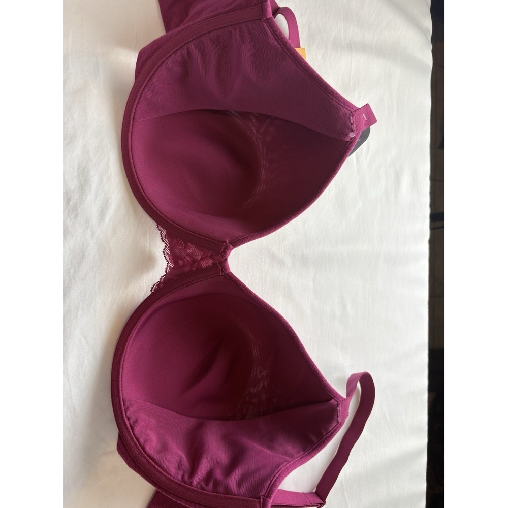 Bali Breathe Bra DF7592 Stretch Lace Full Coverage Underwire‎ Bra NWT - Picture 11 of 16